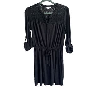 Women's DR2 Daniel Rain Black Fit & Flare Dress